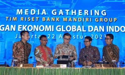 Tim Ekonom Bank Mandiri Group Menyampakan Ekonomi Indonesia Akan Tumbuh Sesuai Target