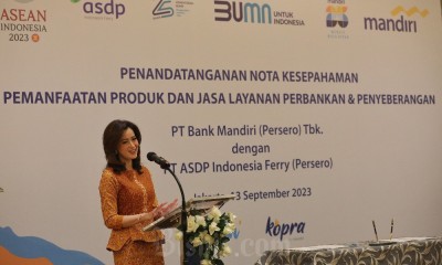 Bank Mandiri Berkolaborasi Dengan ASDP Indonesia Ferry Terkait Ekosistem Layanan Perbankan