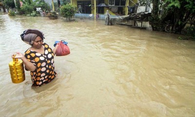 Banjir Luapan Sungai Krueng Pase Rendam 6 Kecamatan di Aceh
