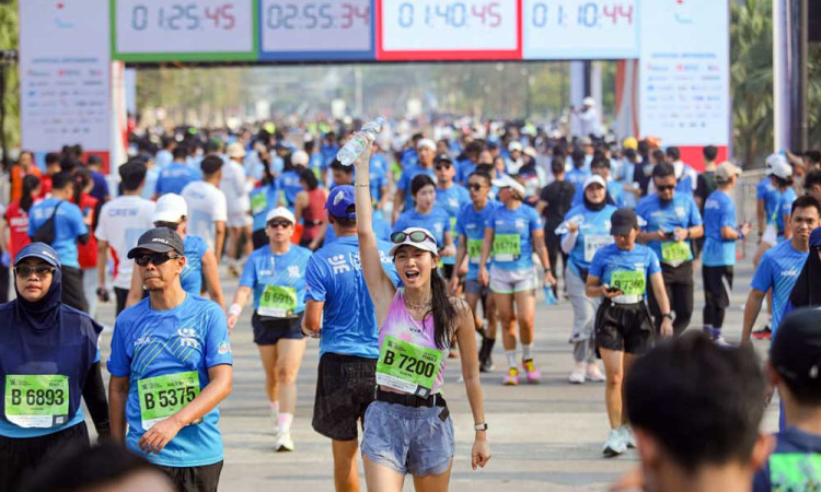 Sejumlah Atlet dan Artis Akui Dapatkan Pengalaman Kesegaran Yang Berbeda  Bersama Le Minerale di Ajang Jakarta Marathon 2023