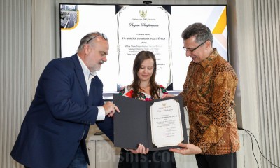 PT Roatex Indonesia Toll System (RITS) Raih Penghargaan Sebagai Pelaku Usaha Dengan Realisasi Investasi Terbesar