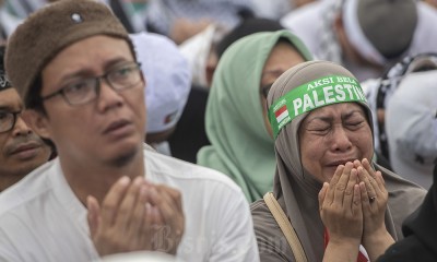 Aksi Aliansi Rakyat Indonesia Bela Palestina