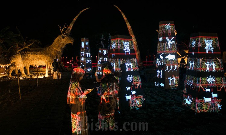 Instalasi Video Mapping Situs Purba Sangiran