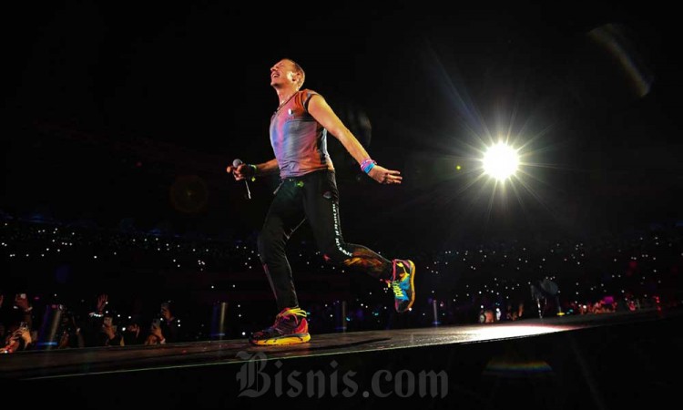 Potret Kemeriahan Konser Coldplay di Jakarta