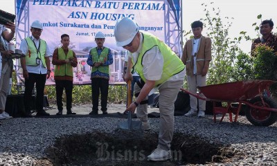 Peletakan Batu Pertama Pembangunan ASN Housing di Solo