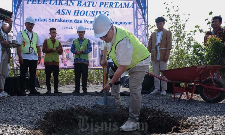 Peletakan Batu Pertama Pembangunan ASN Housing di Solo