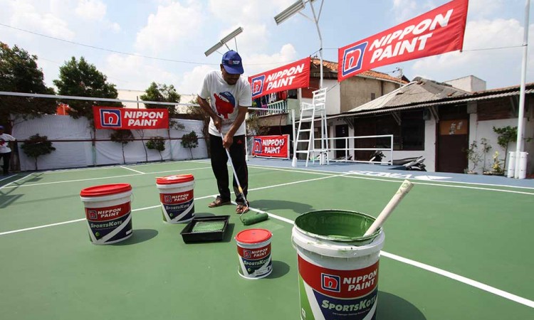 Kembali Dalam #Arenawarga, Nippon Paint Dan Vindes Sport Donasikan 1.380 Liter Cat Untuk Lapangan Bulu Tangkis