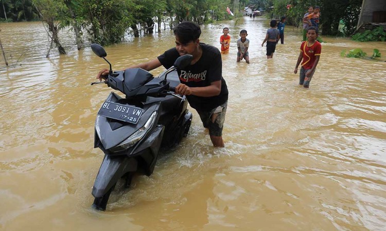 Sejumlah Wilayah di Aceh Terendam Banjir Luapan Sungai Krueng Meureubo dan Sungai Krueng Woyla