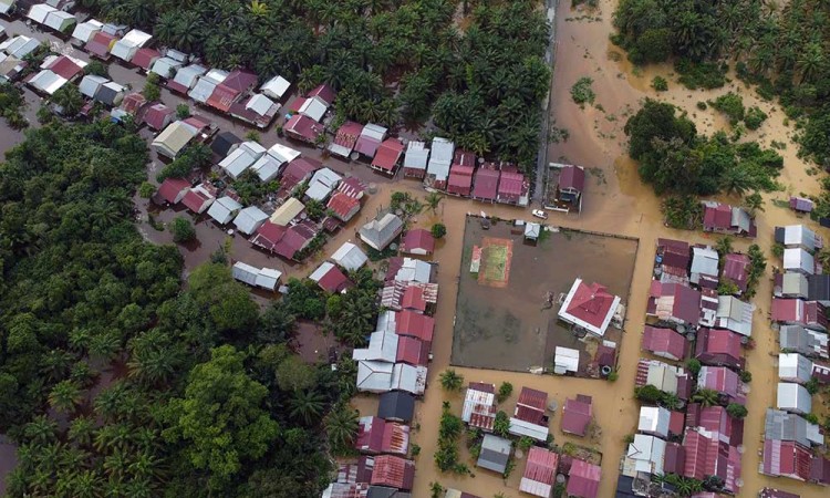 Sejumlah Wilayah di Aceh Terendam Banjir Luapan Sungai Krueng Meureubo dan Sungai Krueng Woyla