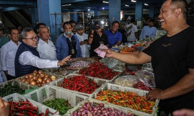 Kunjungan Kerja Menteri Perdagangan di Pasar Bulu Semarang