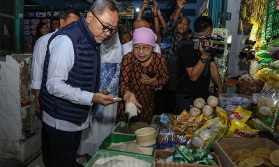 Kunjungan Kerja Menteri Perdagangan di Pasar Bulu Semarang