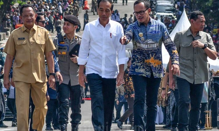 Presiden Resmikan Jembatan Otista Kota Bogor