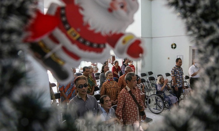 Perayaan Natal Bagi penyandang Tunanetra di Semarang