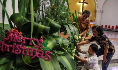 Persiapan Sejumlah Gereja di Semarang Menjelang Ibadah Perayaan Natal 2023