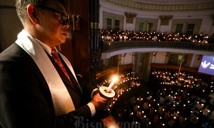 Ibadah Malam Natal di GPIB Immanuel