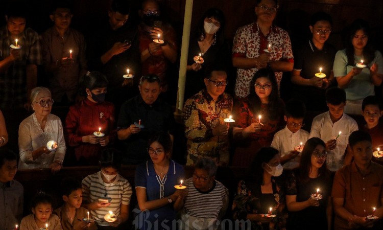 Ibadah Malam Natal di GPIB Immanuel