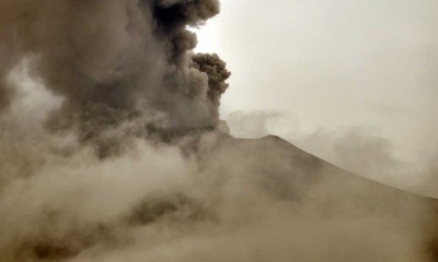 Gunung Marapi di Sumatra Barat Kembali Semburkan Abu Vulkanik