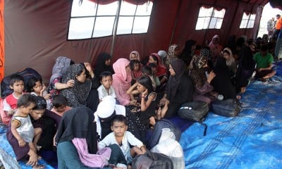 Tenda Sementara Untuk Pengungsi Rohingnya