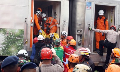 Evakuasi Kecelakaan Kereta Api di Cicalengka