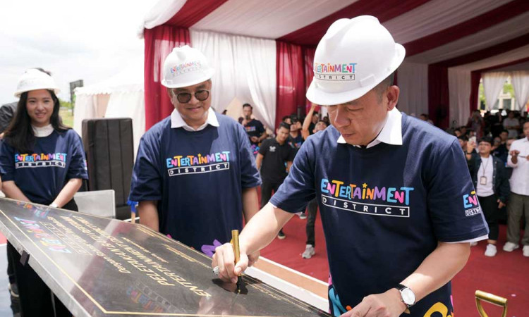PT Distrik Sinergi Artha Lakukan Groundbreaking Entertainment District di Pantai Indah Kapuk (PIK) 2