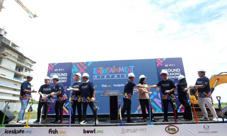PT Distrik Sinergi Artha Lakukan Groundbreaking Entertainment District di Pantai Indah Kapuk (PIK) 2
