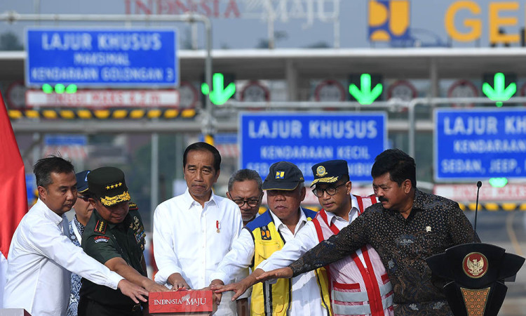 Presiden Jokowi Meresmikan Tol Pamulang-Cinere-Raya Bogor