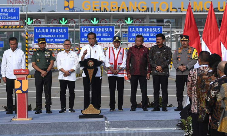 Presiden Jokowi Meresmikan Tol Pamulang-Cinere-Raya Bogor