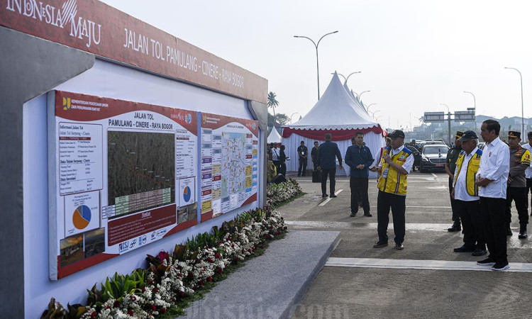 Presiden Jokowi Meresmikan Tol Pamulang-Cinere-Raya Bogor