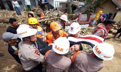 Banjir Merendam Sejumlah Wilayah di Kabupaten Bandung