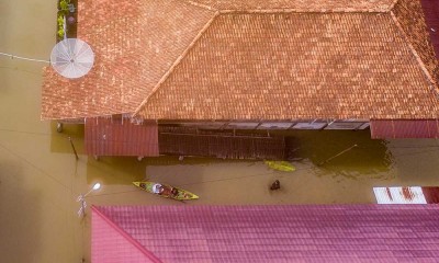 Ratusan Rumah Warga di Jambi Terendam Banjir Luapan Sungai Batanghari