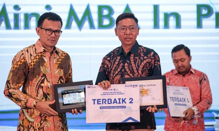 PT Bank Tabungan Negara (Persero) Tbk. menggelar Wisuda Mini MBA in Property batch 16-19 di Jakarta,