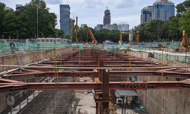 Pembangunan Fase 2A MRT Jakarta Thamrin-Kota