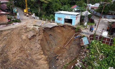 Bencana Tanah Longsor di Manado Putus Akses Jalan dan Jalur Air Bersih