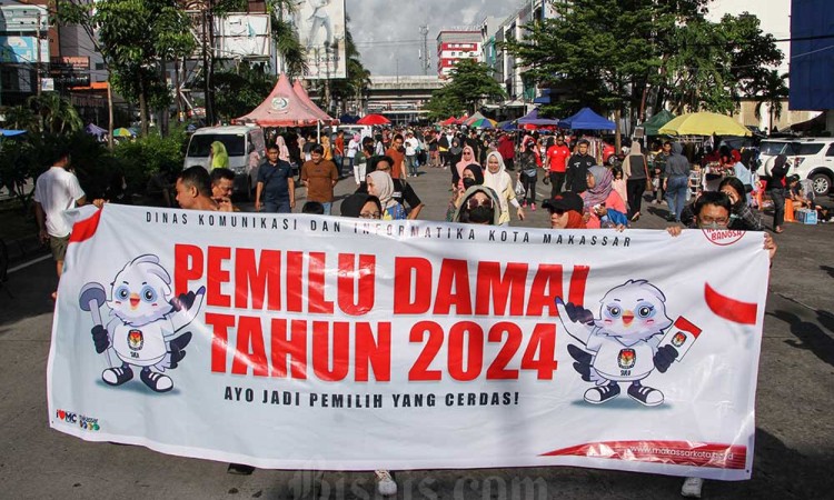 Sosialisasi Pemilu Damai 2024 di Makassar