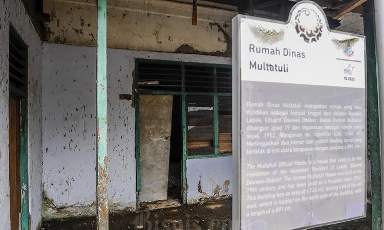 Rumah Multatuli Yang Menjadi Cagar Budaya Kini Terbengkalai