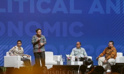 Prabowo Hadiri Trimegah Political and Economic Outlook 2024