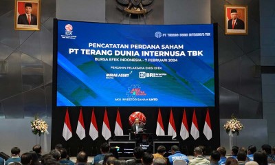 PT Terang Dunia Internusa Tbk (UNTD) Catatkan Saham di Bursa Efek Indonesia