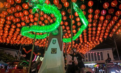 Ribuan Lampion Menghiasi Kota Solo Untuk Menyambut Tahun Baru Imlek