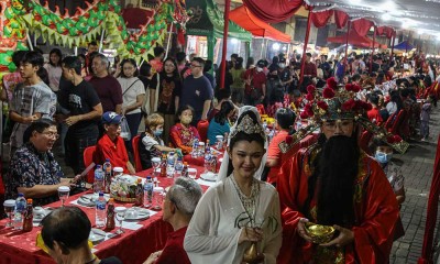 Kemeriahan Tradisi Tuk Panjang di Pecinan Semarang