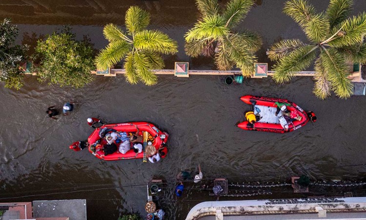 Sebanyak Tujuh Kecamatan di Demak Terendam Banjir