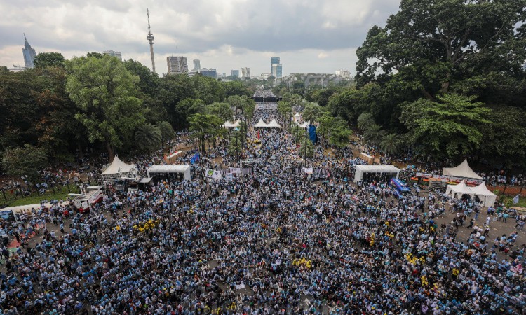 Kampanye Akbar Prabowo-Gibran di GBK Diikuti Ratusan Ribu Pendukung dan Simpatisan