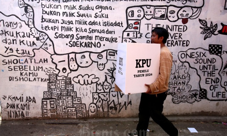 Pengiriman Logistik Pemilu di Kota Bandung