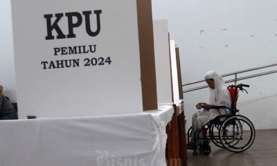Warga Disabilitas di Makassar Gunakan Hak Pilihnya Saat Pemilu 2024