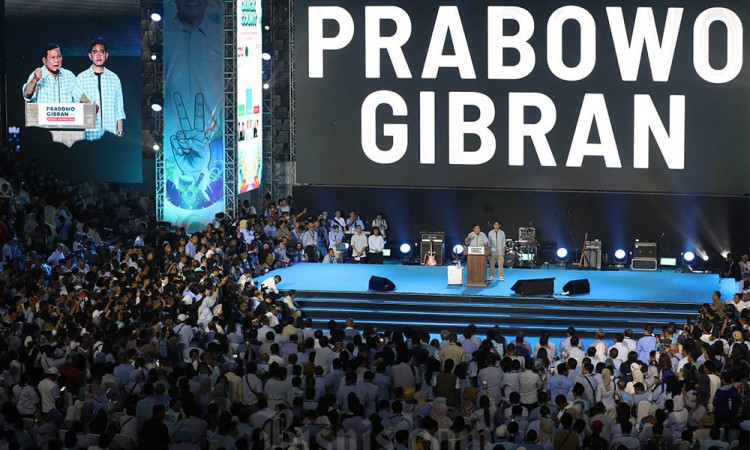 Pidato Prabowo Gibran Atas Kemenangan Satu Putaran Versi Hitung Cepat