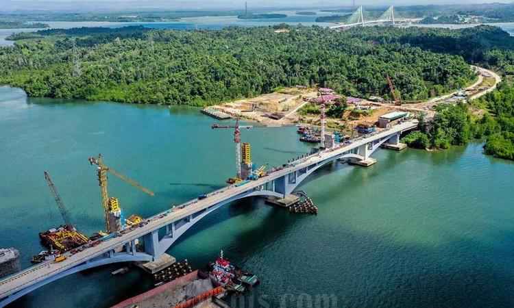 Jembatan Duplikasi Pulau Balang Bentang Pendek