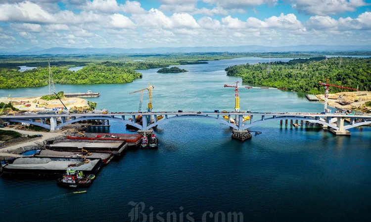 Jembatan Duplikasi Pulau Balang Bentang Pendek