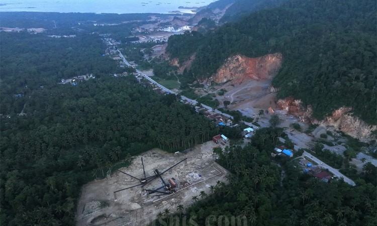 Pertambangan Batu Gunung di Moramo