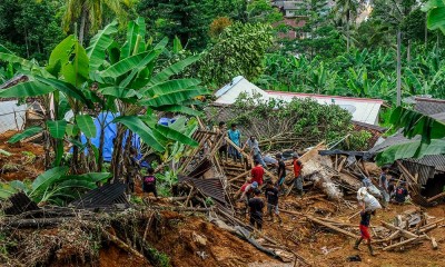 Bencana Tanah Longsor Hancurkan Rumah Warga di Banten