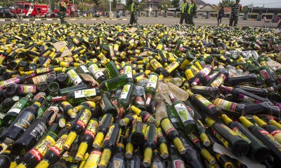 Pemusnahan Ribuan Minuman Keras