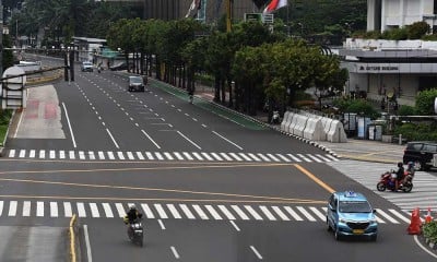 Lalu Lintas di DKI Jakarta Lengang Saat Hari Pertama Puasa Ramadan